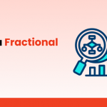 What Is a Fractional Share? RMoney banner featuring a magnifying glass, upward arrow, and bar chart symbolizing stock growth