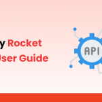 RMoney Rocket APIs - User Guide banner with the Raghunandan Money logo, bold red and black text, and an API gear icon.