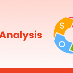 SWOT Analysis banner featuring the Raghunandan Money logo, bold black and red text, and a colorful circular SWOT diagram representing Strengths, Weaknesses, Opportunities, and Threats.