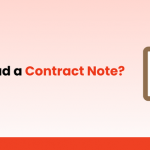 How to Read a Contract Note? | Raghunandan Money - Investment Khushiyon Ka | Illustration of a checklist with a pencil, representing financial documentation and trade tracking.