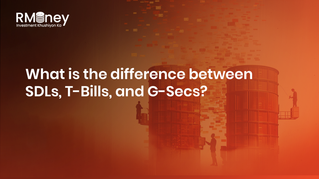 What is the difference between SDLs, T-Bills, and G-Secs?